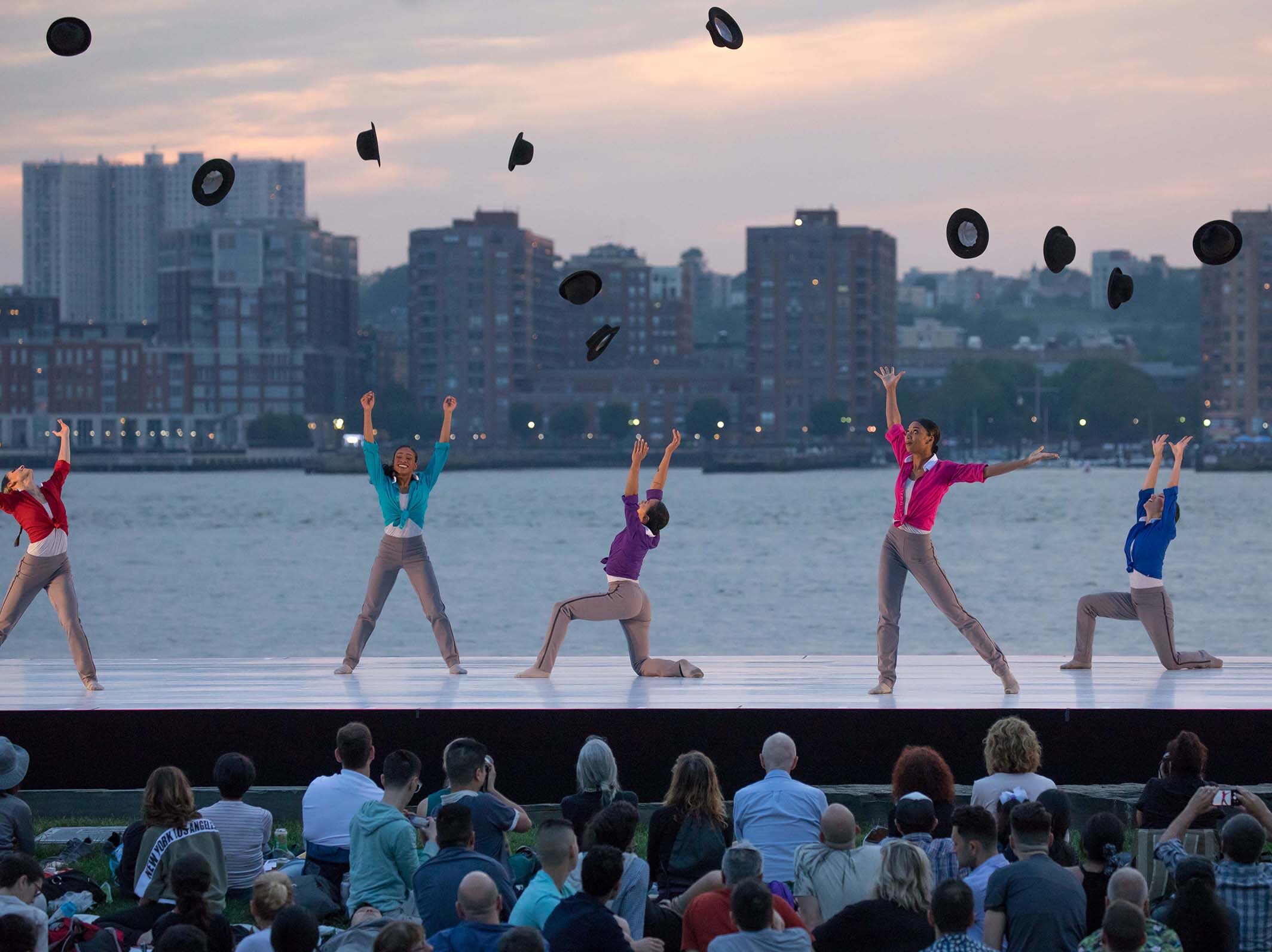 Ballet Hispanico performs at the Hudson River Dance Festival at Pier 63