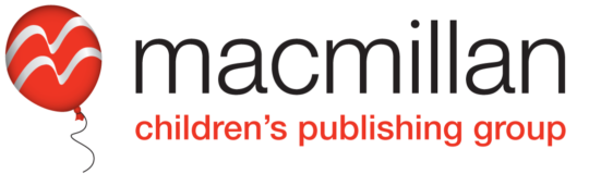 macmillan logo red balloon with white squiggles