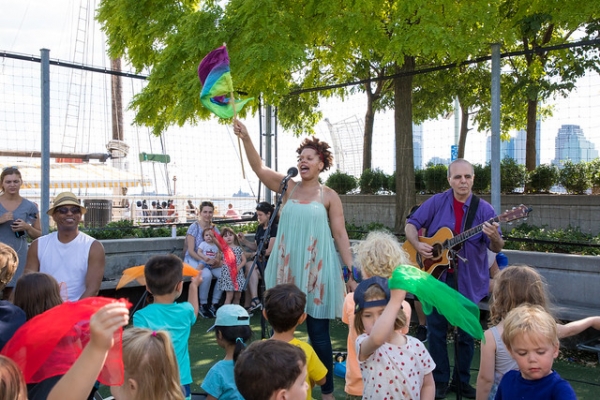 Kids enjoy playing and learning at Hudson Riverkids