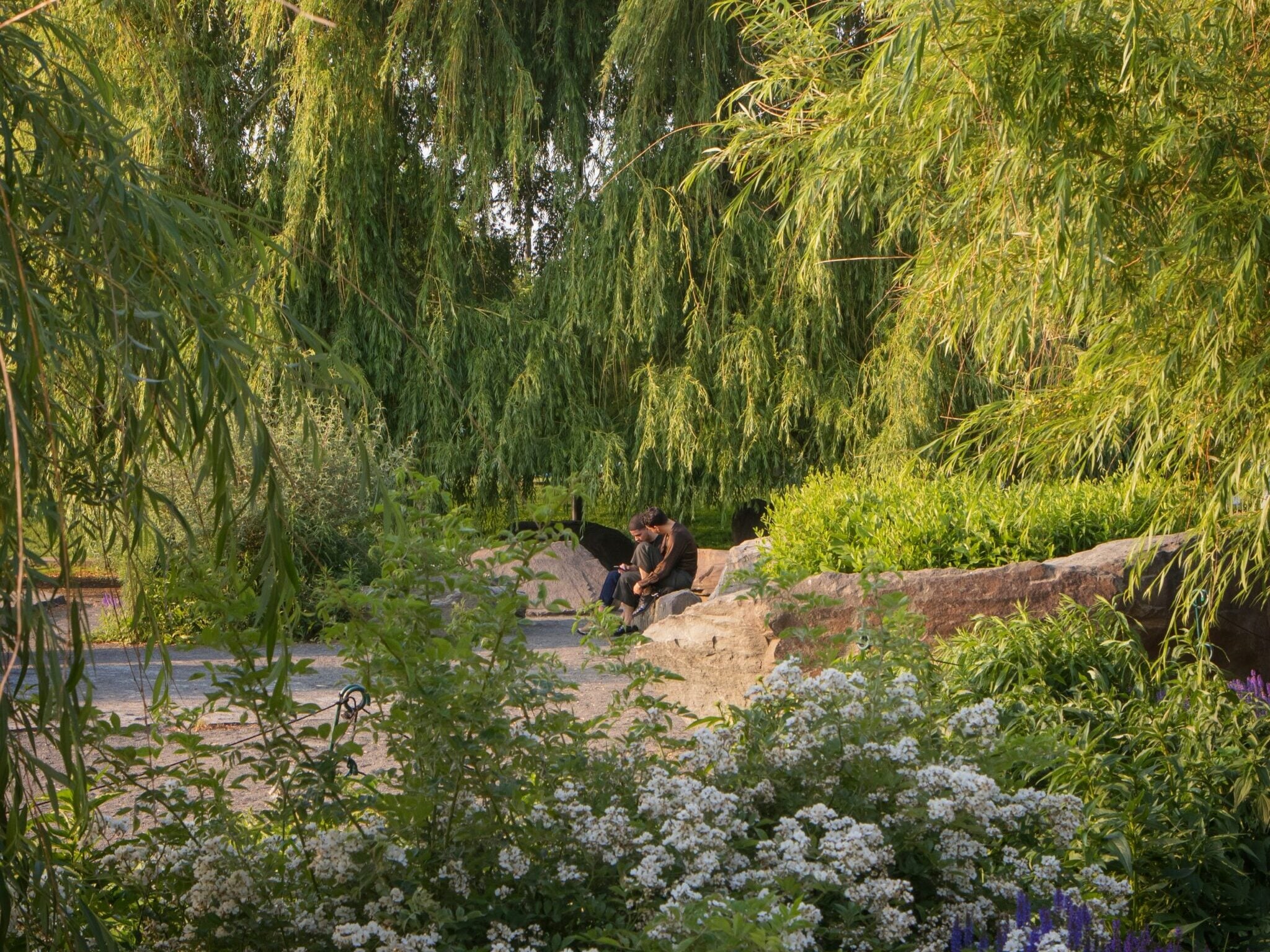 Stonefield Garden People Sitting