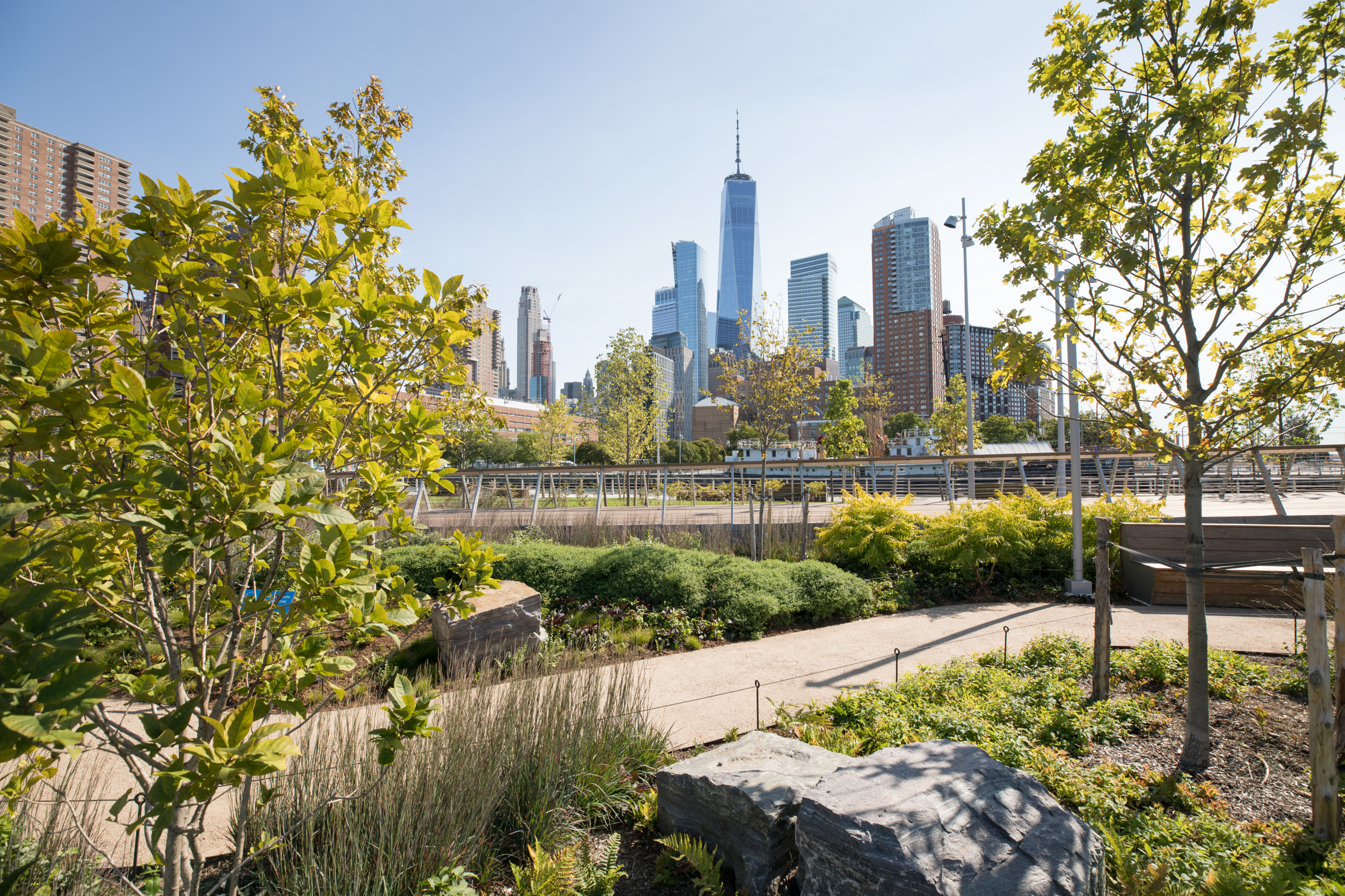 Ecologically feature-rich walkway along HRPK's Pier 26