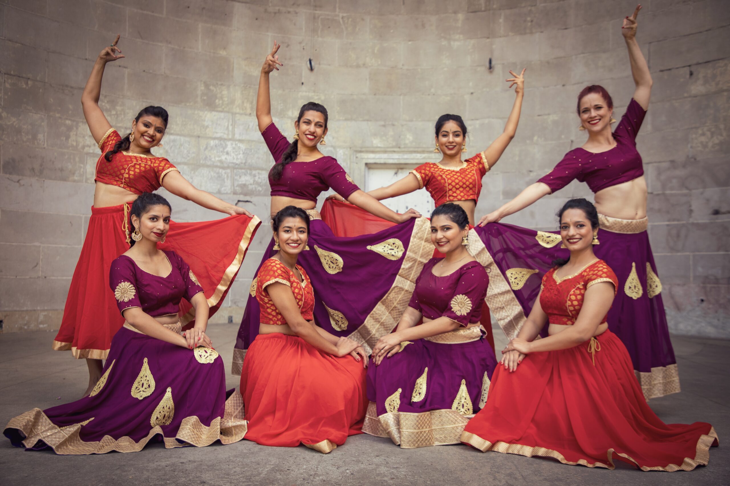 Ajna Dance Group Posing