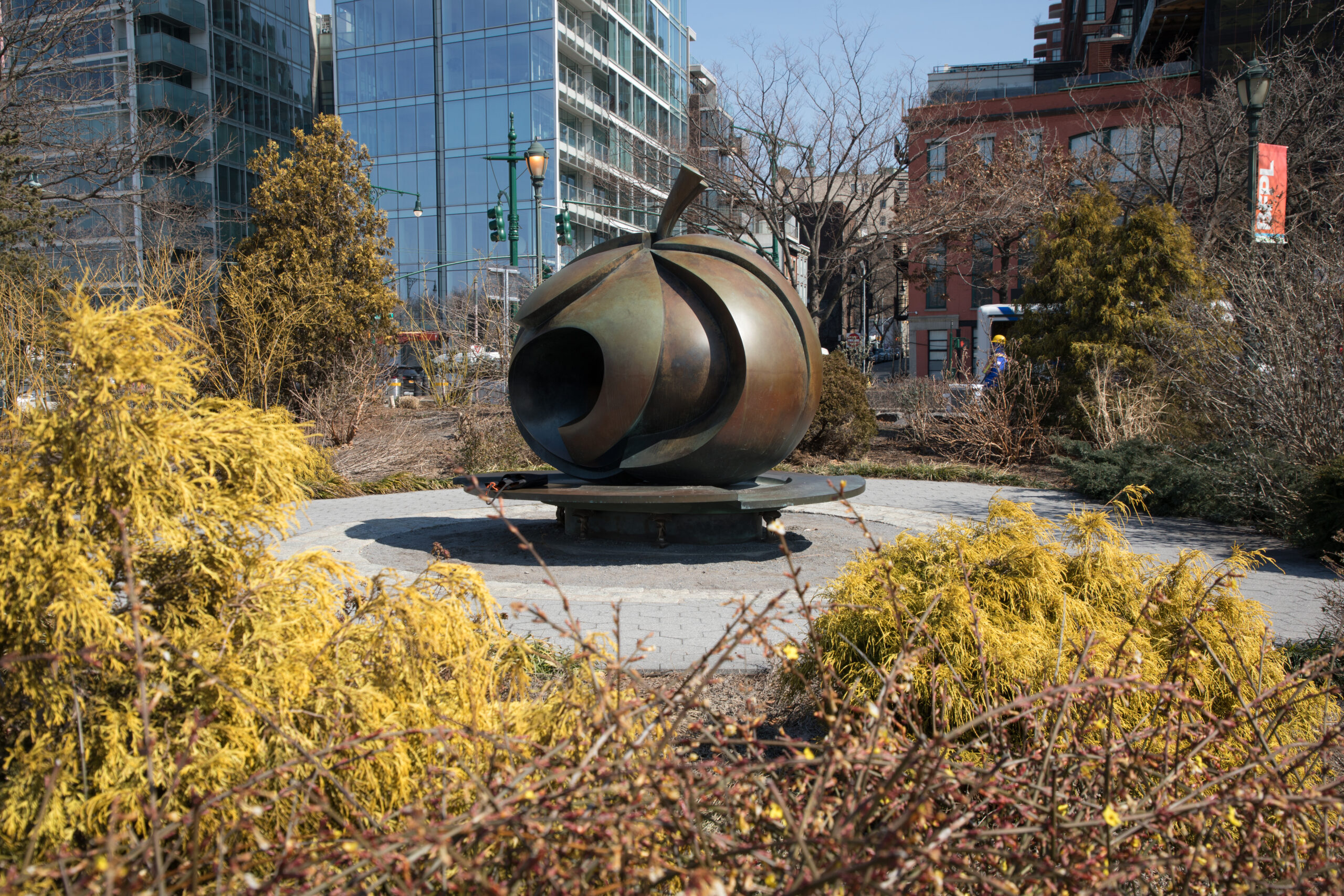 spring in the apple garden