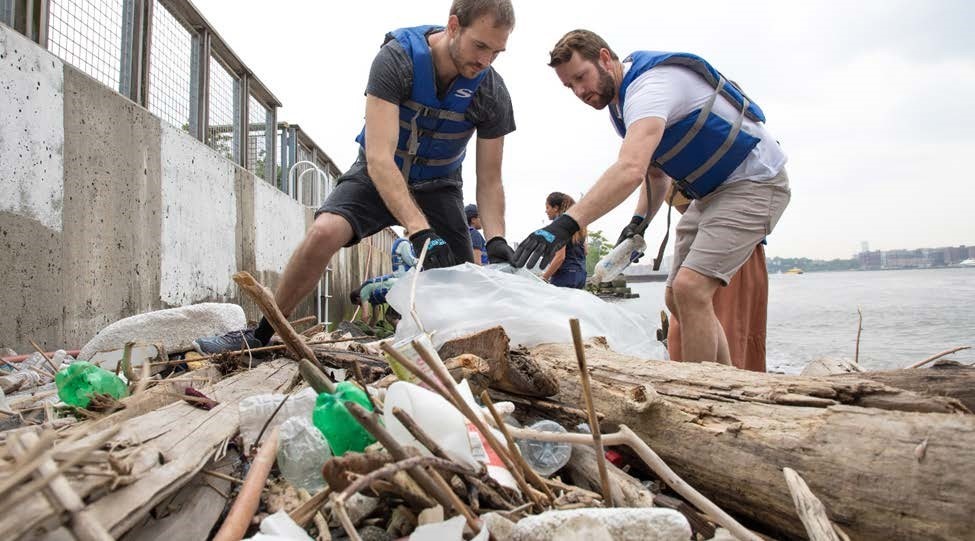 Plastic waste clean-up at HRPK