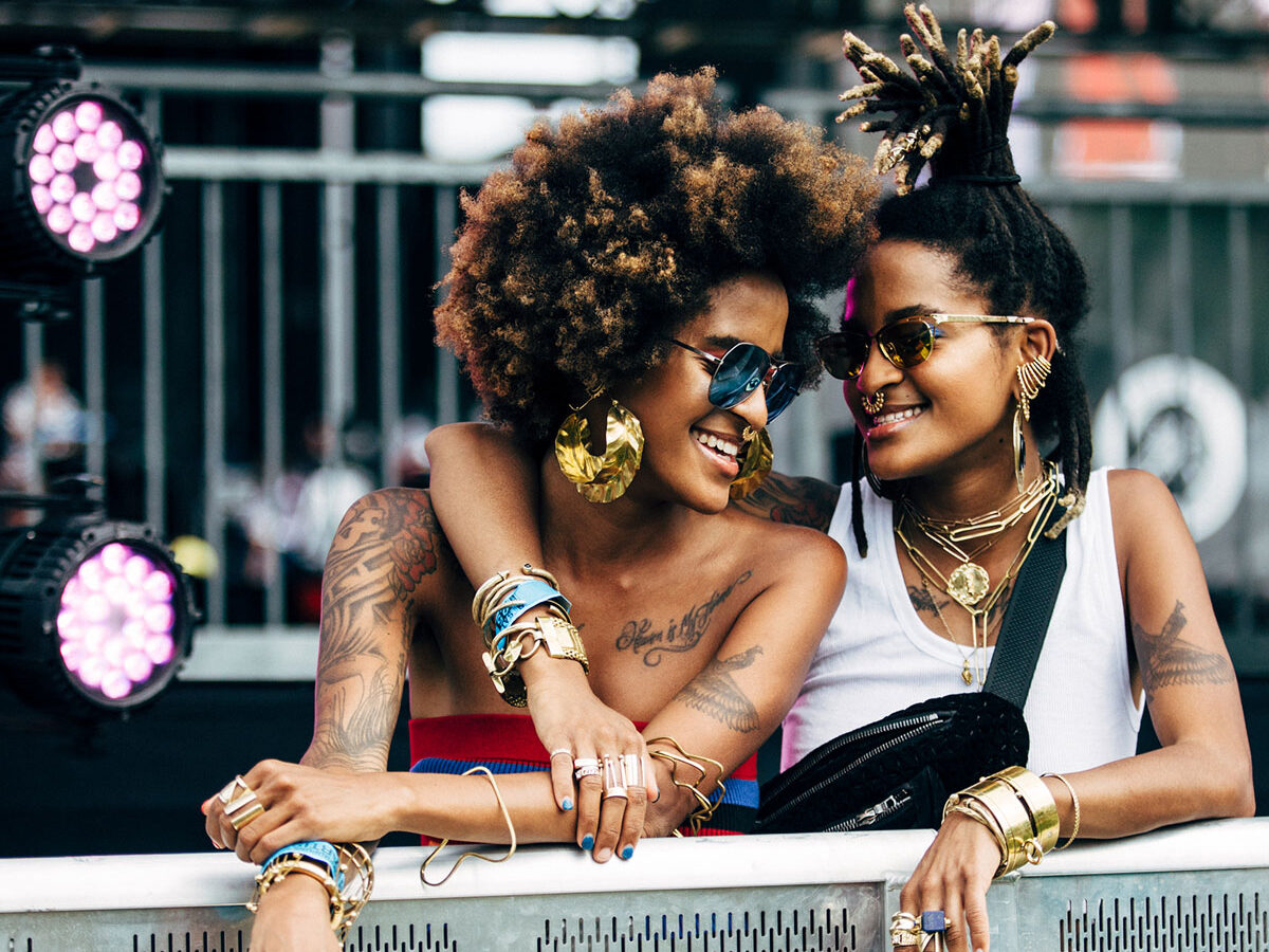 Coco and Breezy perform at Hudson River Park