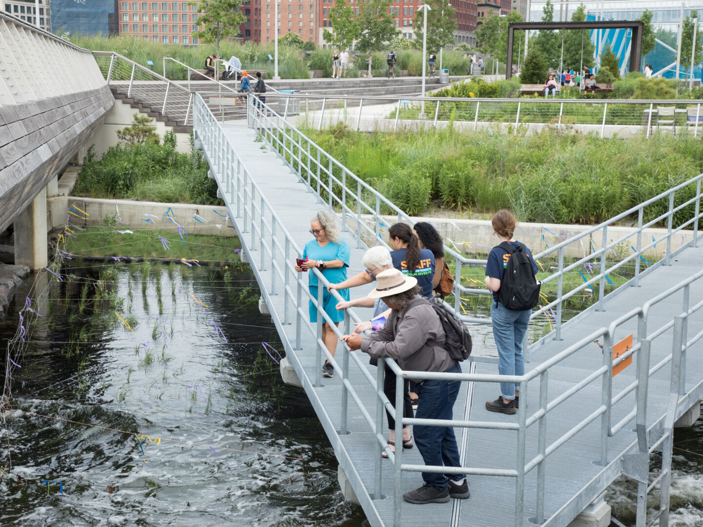Hudson River Park Tide Deck tour at Pier 26