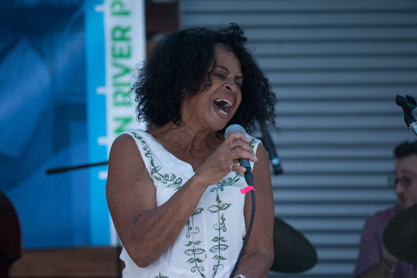 woman singing