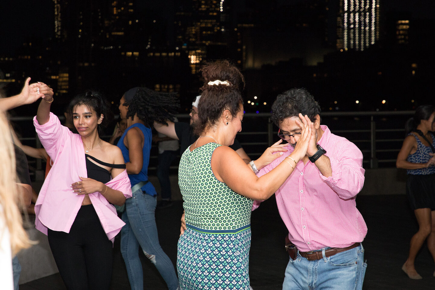 Salsa dancers at Dance in HRPK