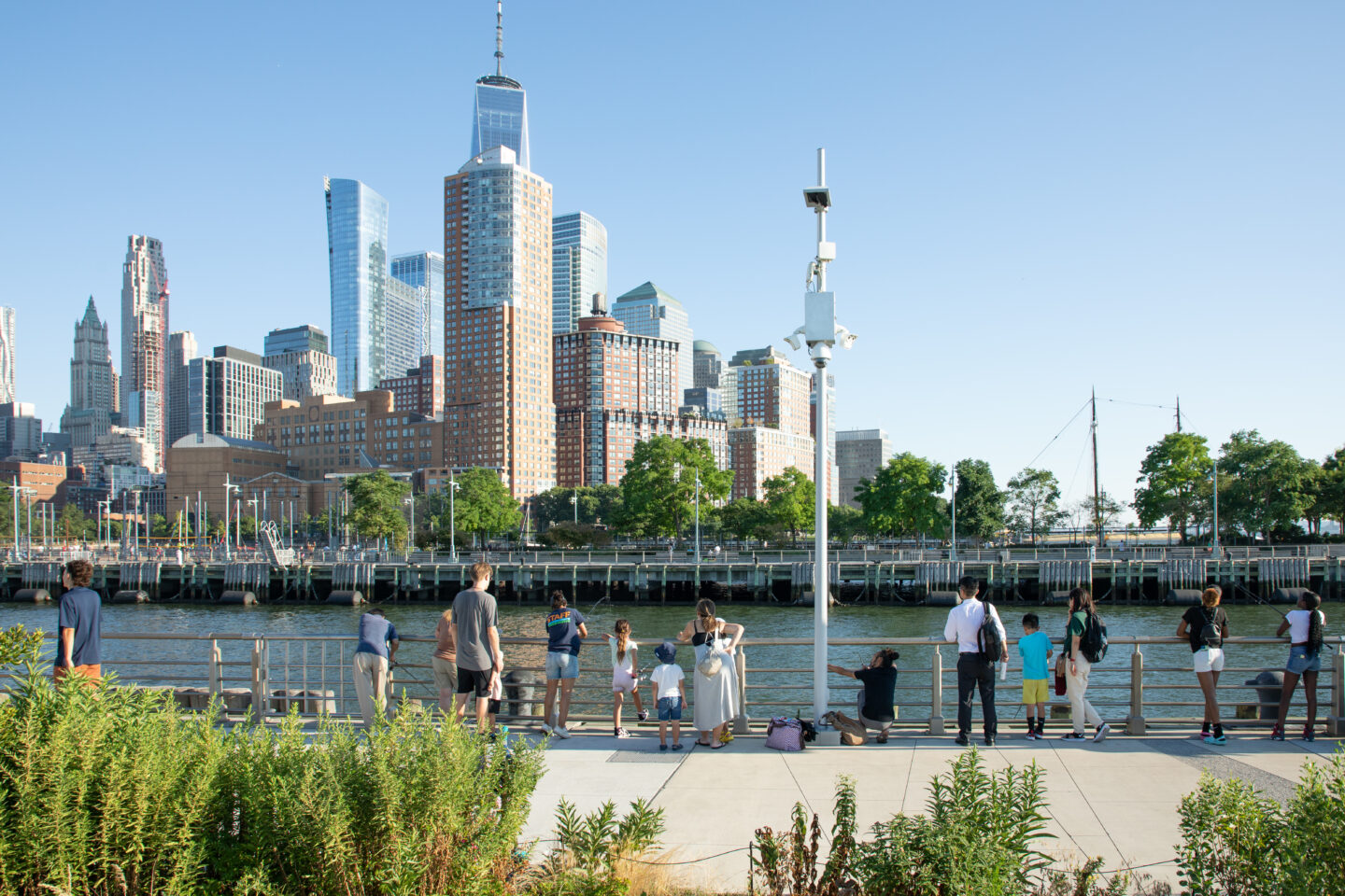 big city fishing at Pier 26