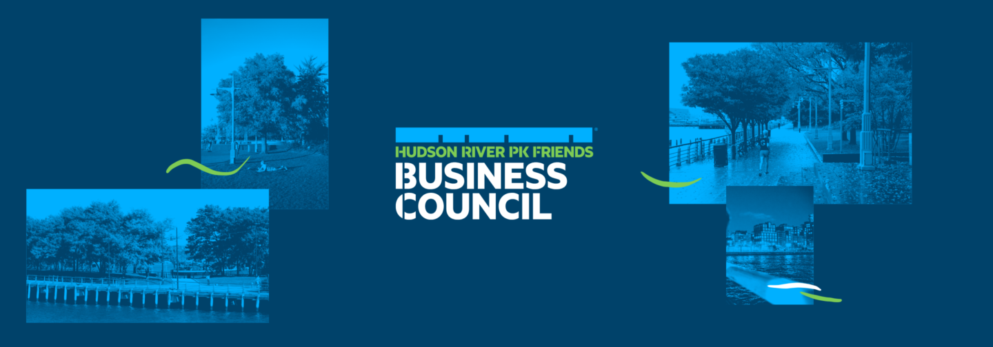 business council banner image with business council logo and park photos with overlay