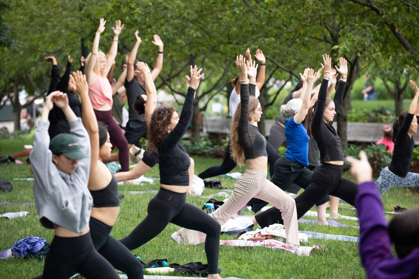 Healthy on the Hudson Yoga at Pier 64