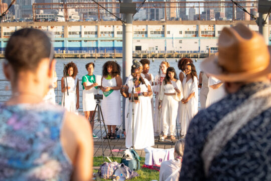 Honoring Juneteenth in Hudson River Park