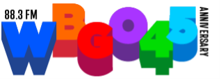 WBGO 88.3 FM 45th Anniversary logo